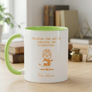 Language Literature Art English Teacher Mug