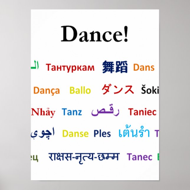 Language of Dance! Poster (Front)