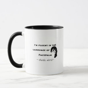 Language of Facepalm Mug