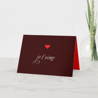 Language of Love (Blank) Holiday Card