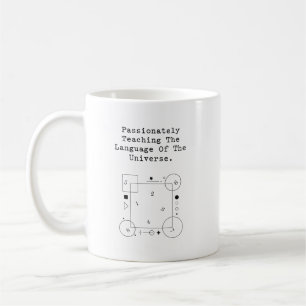 Language of Universe   Passionate Math Teaching Coffee Mug