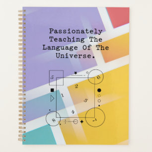 Language of Universe Passionate Math Teaching Planner