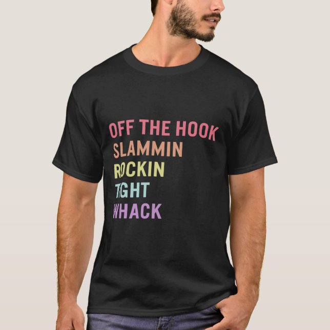 Language Off Hook Asl Slang Tee Deaf Awareness Mon (Front)