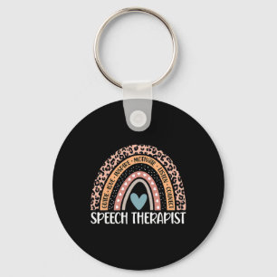 Language Pathologist 100th Day Of School Slp Thera Key Ring
