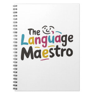Language teacher present ideas notebook