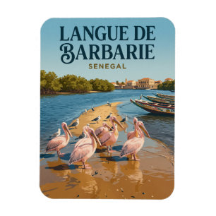 Langue de Barbarie National Park Senegal Magnet