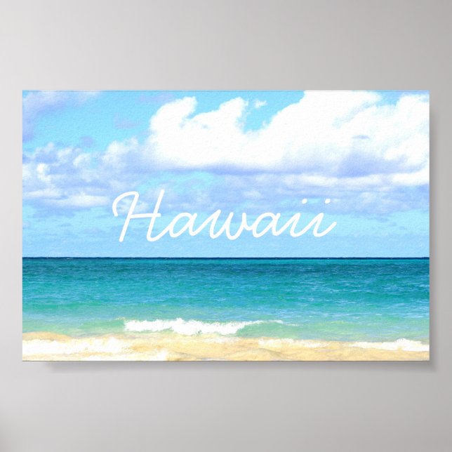 lani kai beach in Hawaii Poster (Front)