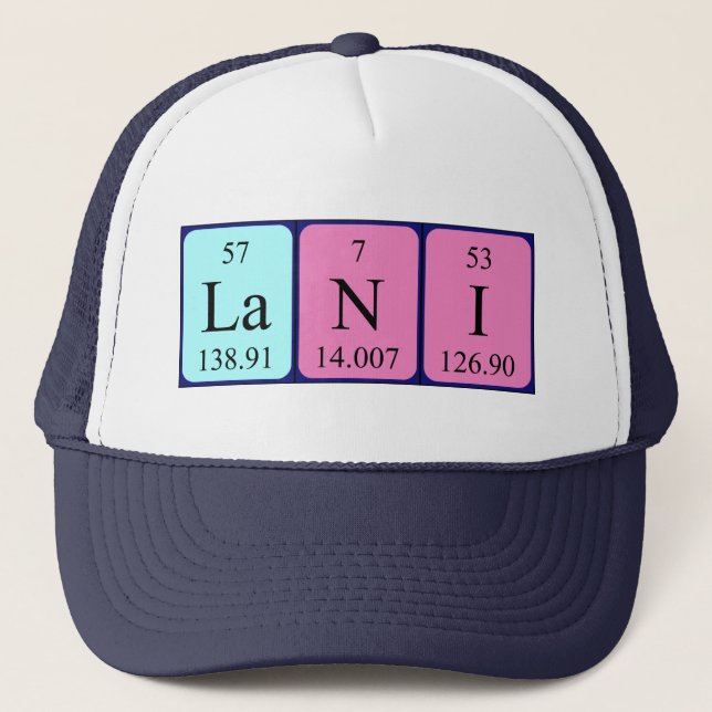 Lani periodic table name hat (Front)