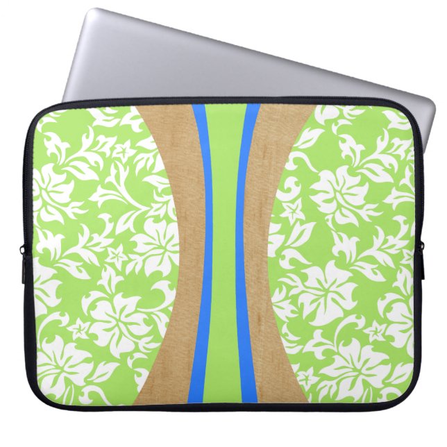 Laniakea Surfboard Hawaiian Neoprene Wetsuit Laptop Sleeve (Front)
