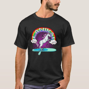 Lanikai Beach Hawaii Rainbow Unicorn Paddle Board  T-Shirt