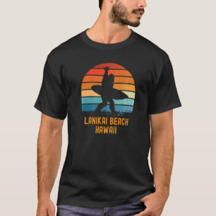 Lanikai Beach Hawaii Sasquatch Souvenir T-Shirt