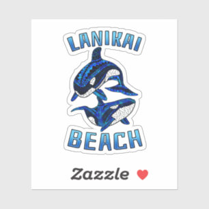 Lanikai Beach Hawaii Vacation Tribal Whale Orcas