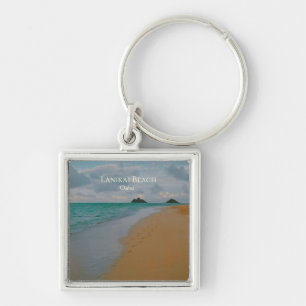 Lanikai Beach, Oahu, Hawaii Key Ring