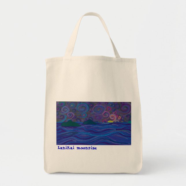 Lanikai Moonrise organic shopping bag (Front)
