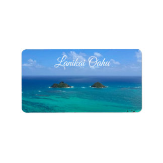 Lanikai Oahu Label