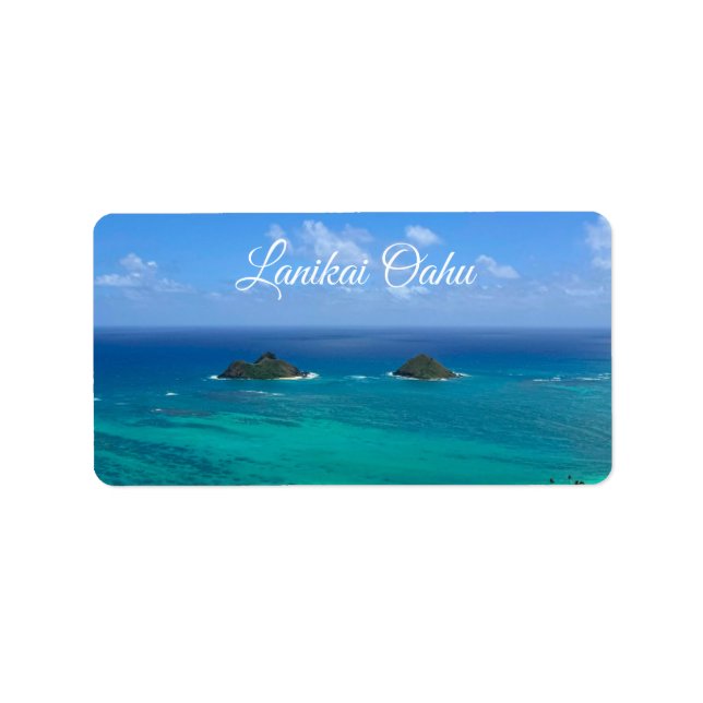 Lanikai Oahu  Label (Front)