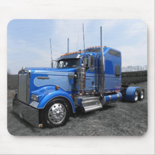 Lanita Blue Kenworth Mousepad