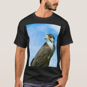 Lanner Falcon perched ready for hunting T-Shirt