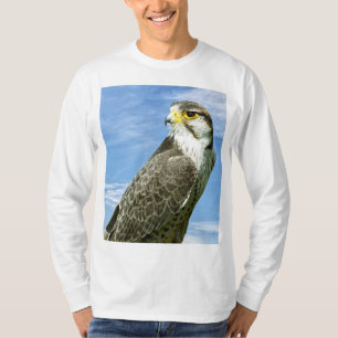Lanner Falcon perched T-Shirt