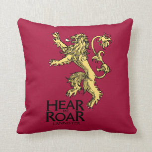 Lannister Sigil - Hear Me Roar Cushion