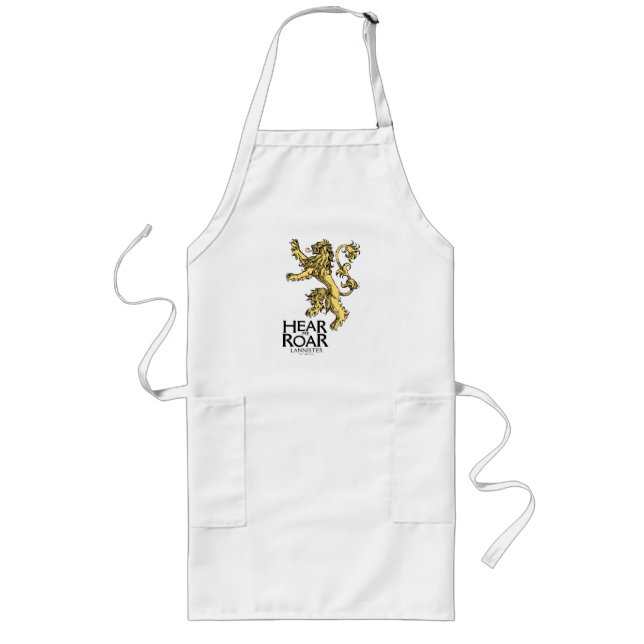 Lannister Sigil - Hear Me Roar Long Apron (Front)