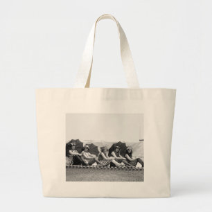 Lansburg Bathing Girls: 1922 Large Tote Bag