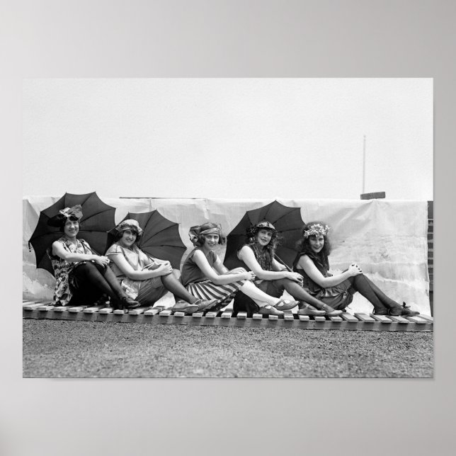Lansburg Bathing Girls: 1922 Poster (Front)