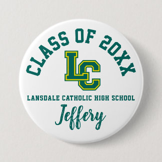 Lansdale Catholic High School Button Logo Custom