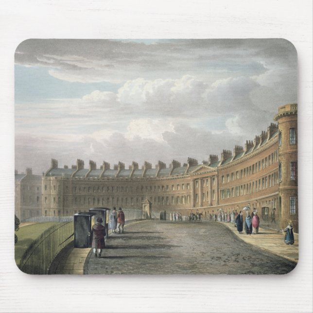 Lansdown Crescent, Bath, 1820 Mouse Pad (Front)
