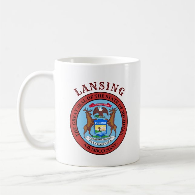 Lansing, Michigan Coffee Mug (Left)