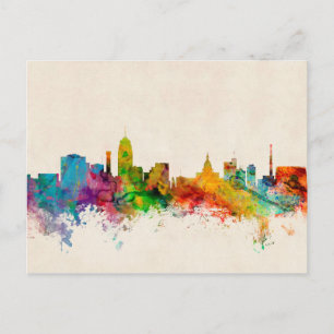 Lansing Michigan Skyline Postcard