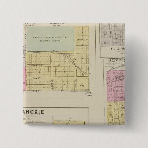 Lansing, Progress, Easton, Tonganoxie,, Kansas 15 Cm Square Badge