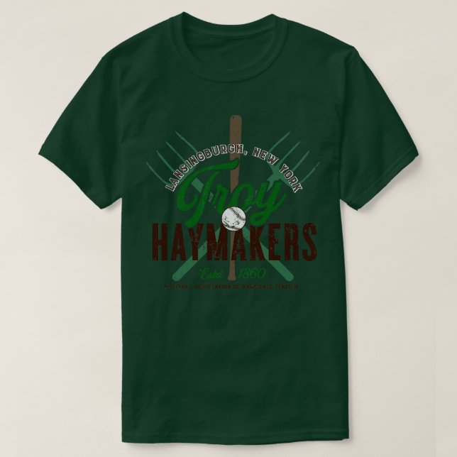Lansingburgh Troy Haymakers T-Shirt (Design Front)