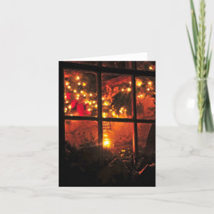 Lantern at Night Holiday Card