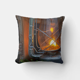 Lantern At Plains Camp, Kruger National Park Cushion
