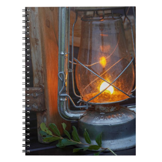 Lantern At Plains Camp, Kruger National Park Notebook (Front)