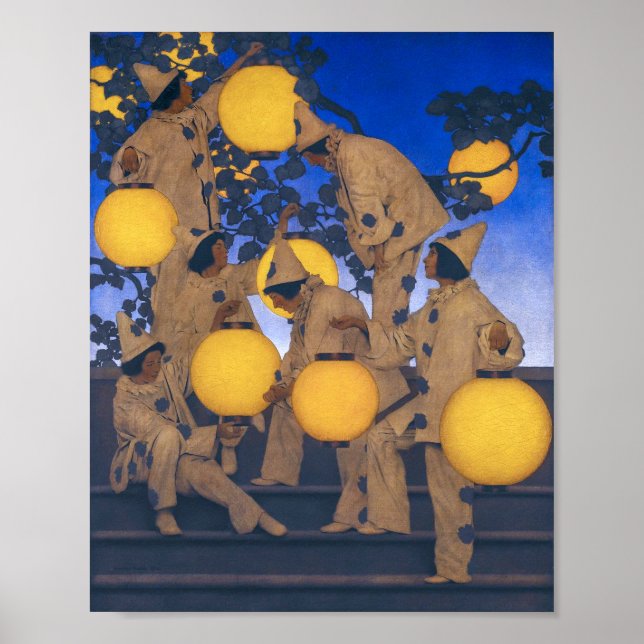 Lantern Bearers | Maxfield Parrish | Poster (Front)