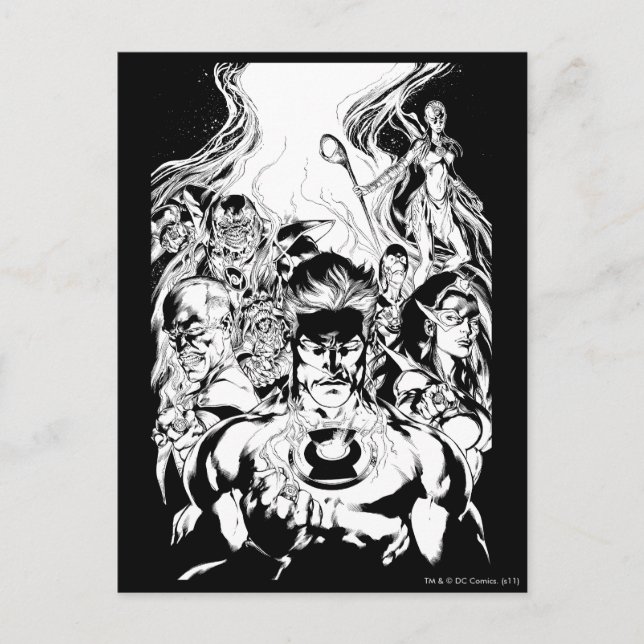 Lantern Corps Group Shot Postcard (Front)