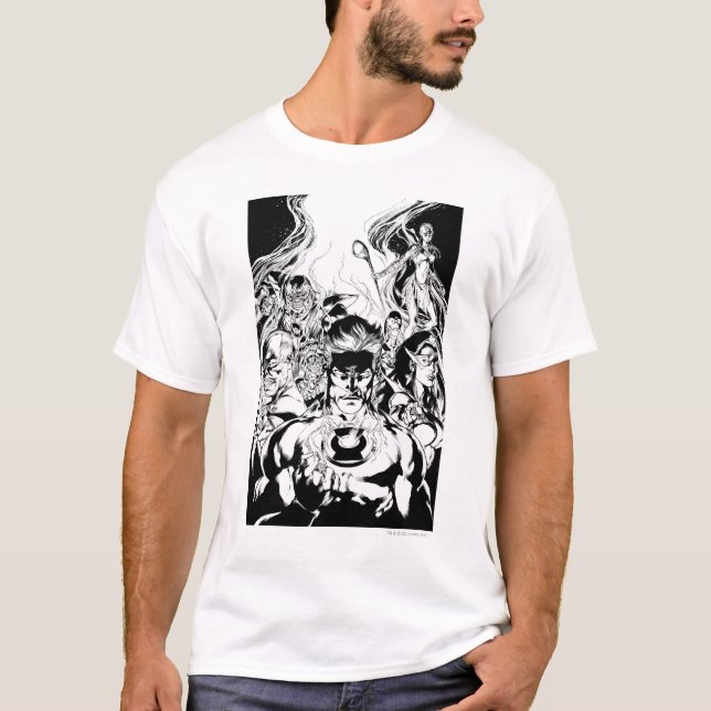 Lantern Corps Group Shot T-Shirt (Front)