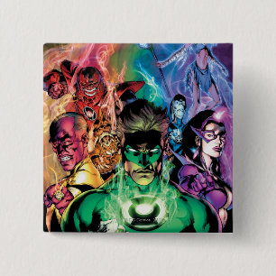 Lantern Corps Group with Colours 15 Cm Square Badge