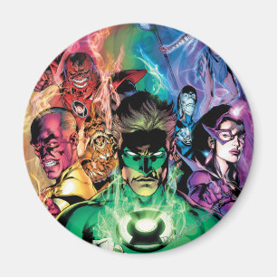 Lantern Corps Group with Colours Magnet