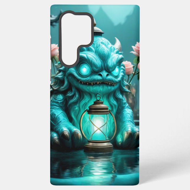 Lantern Dragon Samsung Galaxy S22 Ultra Case (Back)