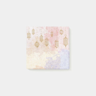 “Lantern Dreams” Pastel Ramadan Post-it Notes