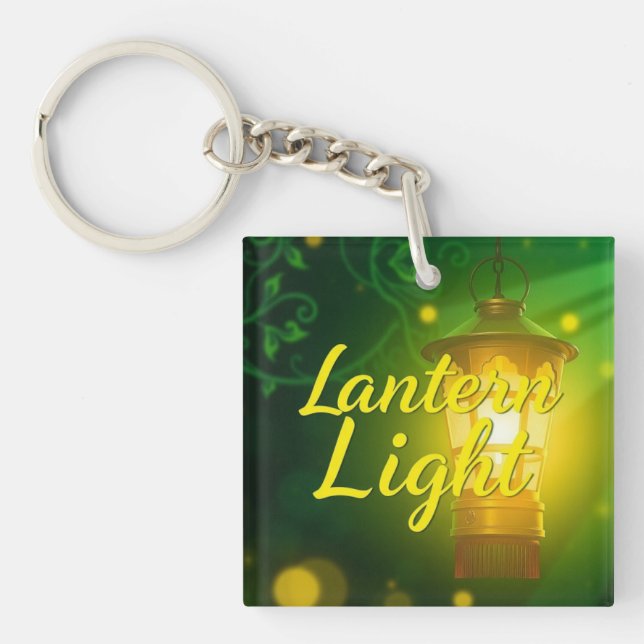 Lantern Light Glow  Custom Key Ring (Front)