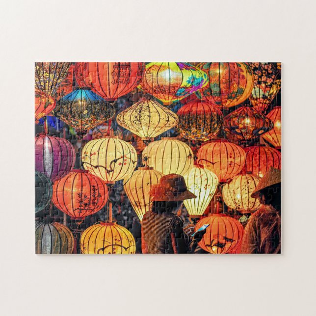 Lantern Lightings Images Pattern Puzzles (Horizontal)