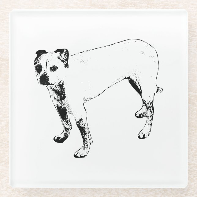 Lantern-Lit Lookout Glass Coaster (Front)