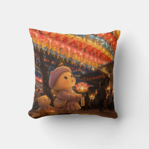Lantern Night Alma Throw Pillow