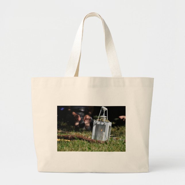 Lantern of light large tote bag (Front)