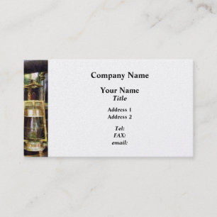 Lantern on Fire Truck - Platinum Finish Business Card