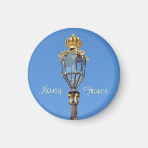 Lantern on Place Stanislas in Nancy, France Magnet